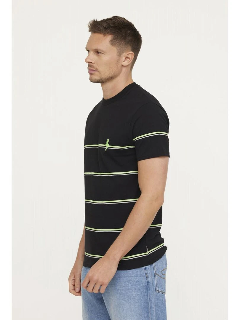 Lee Cooper T shirt manches courtes coton regular AMARO Noir