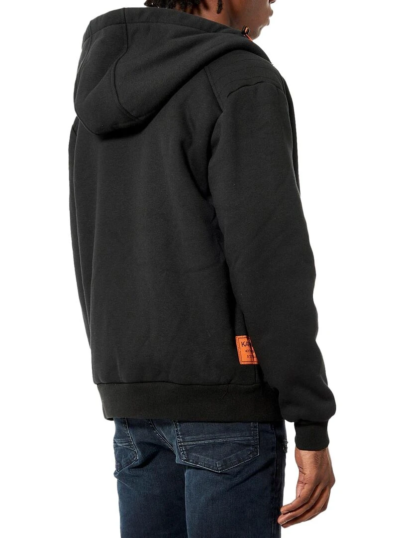 Sweat à Capuche Kaporal Synua Noir