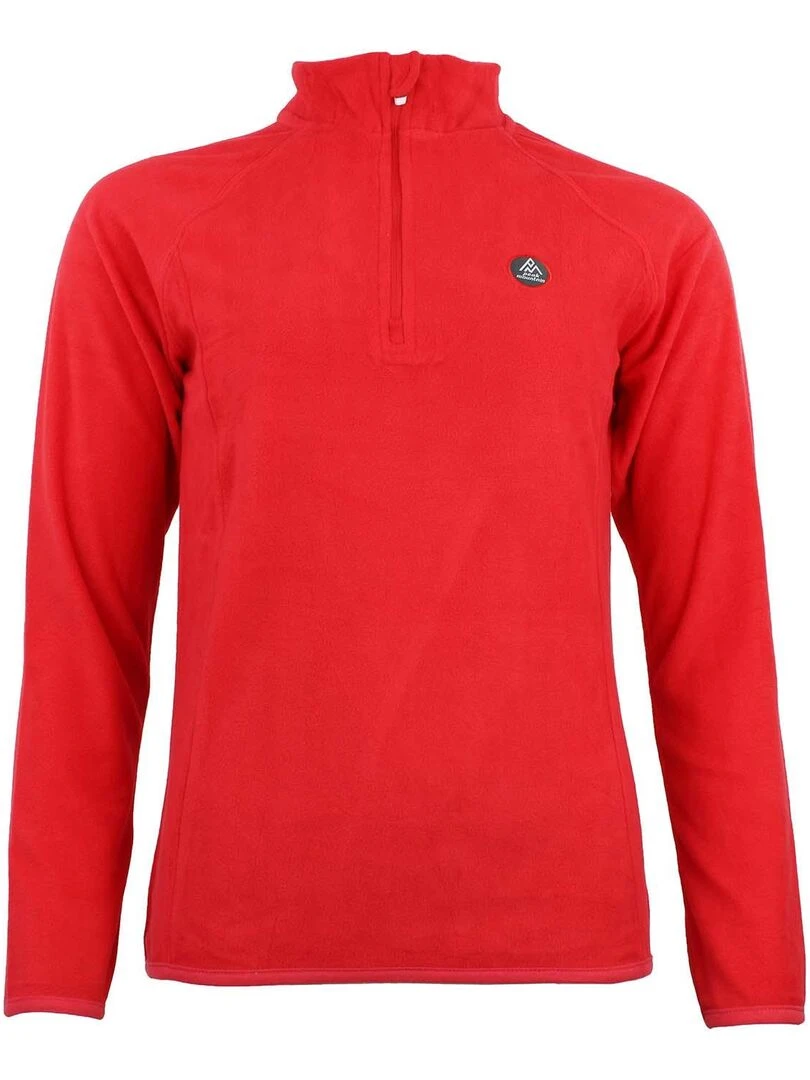 Sweat polaire femme AFINOR Rouge