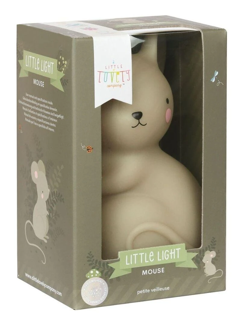 Veilleuse Souris (13 cm)   Beige