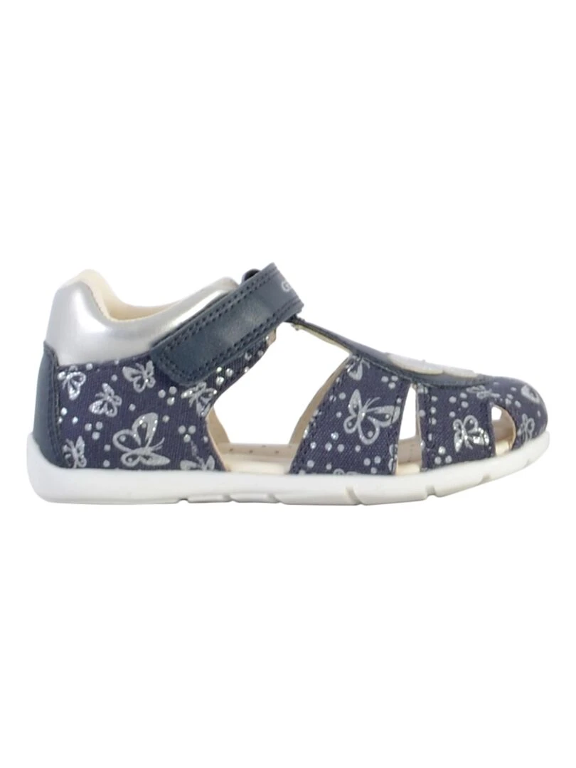 Sandale à Scratch Plate Geox Enfant Elthan Bleu marine