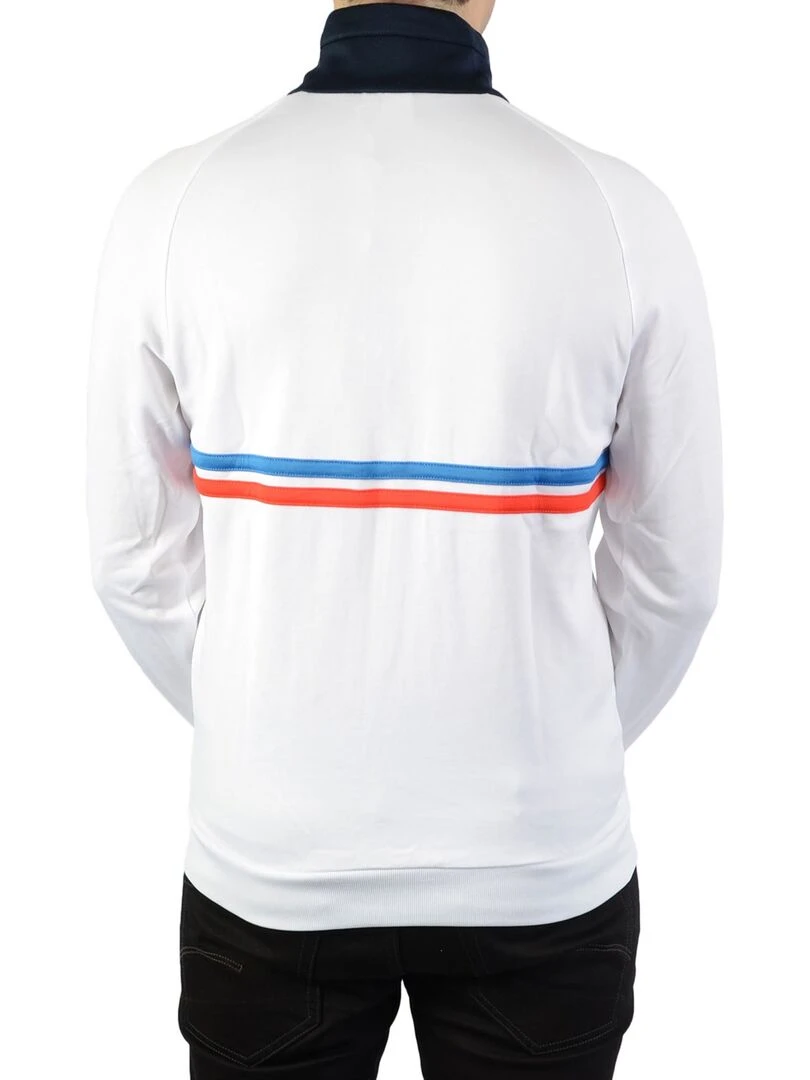 Sweat Zippé Sergio Tacchini Dallas Tracktop Blanc