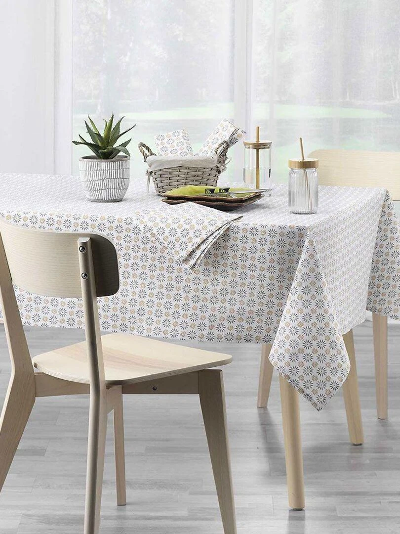 Nappe rectangulaire Floreor Jaune