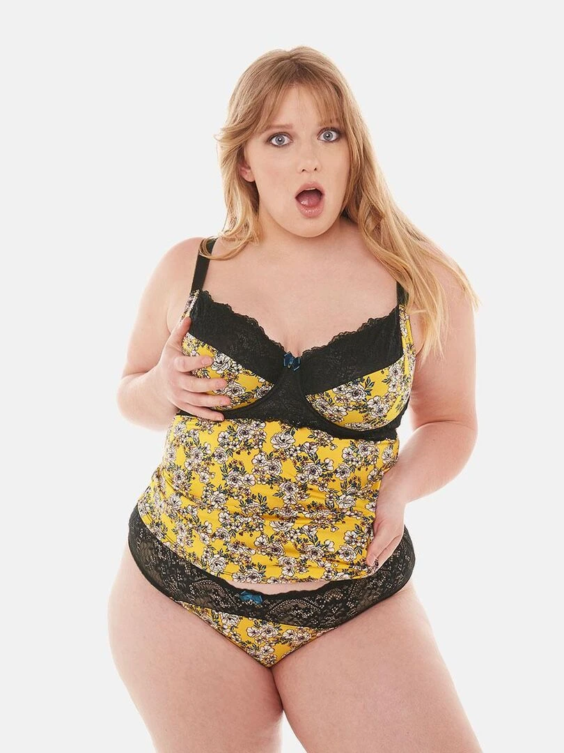 Top à armatures EVITA   Pomm'Poire   Jaune