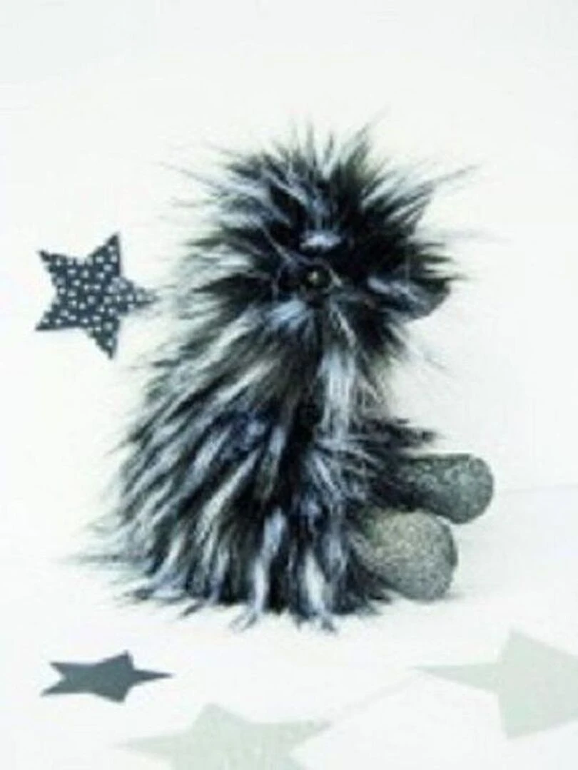 doudou Doudou et compagnie Canard Noir Punkie 22 cms Coin Coin Pantin Noir