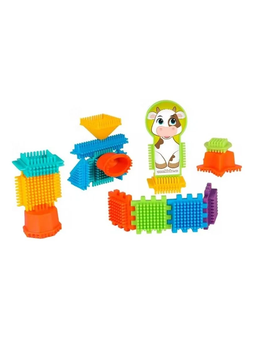 Coffret 50 Bloko avec 2 figurines La Ferme   Bloko   N/A