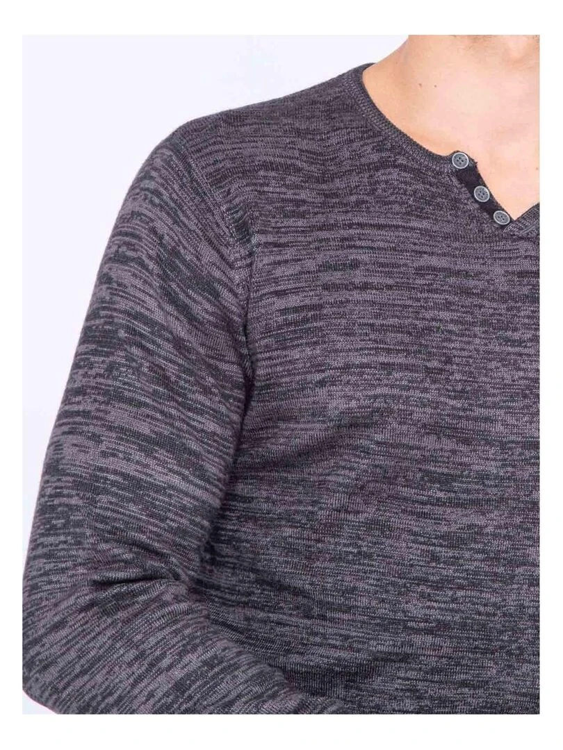Pull col tunisien LEGUEN   Noir