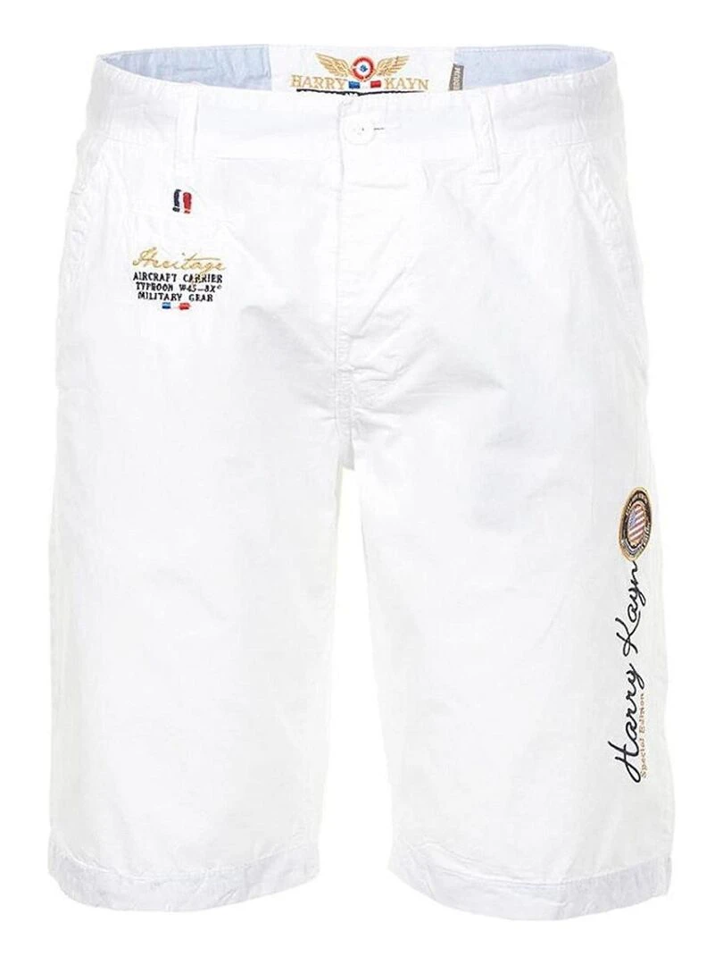 Bermuda homme CREGARY HARRY KAYN Blanc