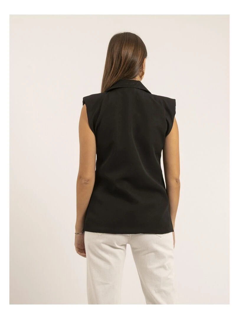 Blazer sans manches UVIDA Noir