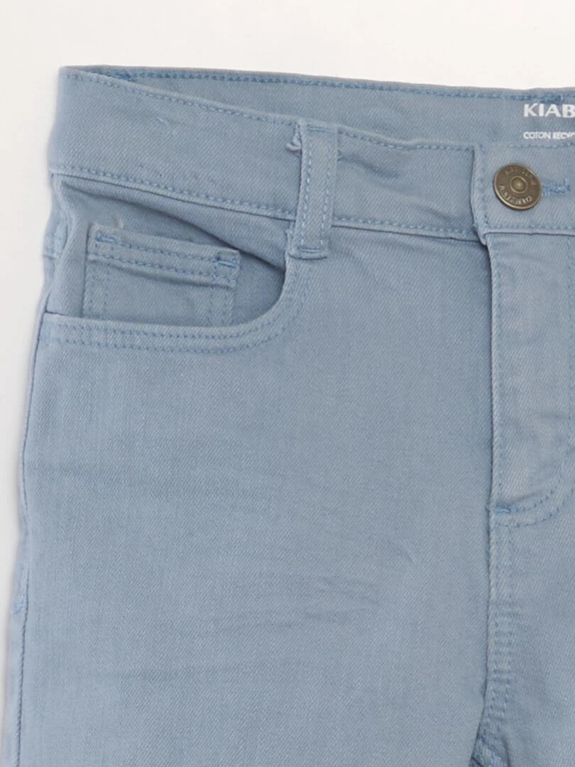 Bermuda en jean   Bleu gris