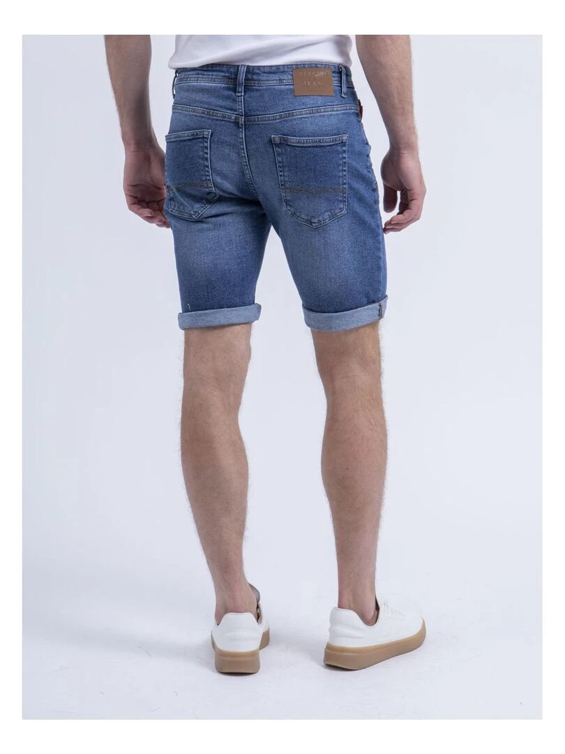 Bermuda en jean BELONI Bleu foncé