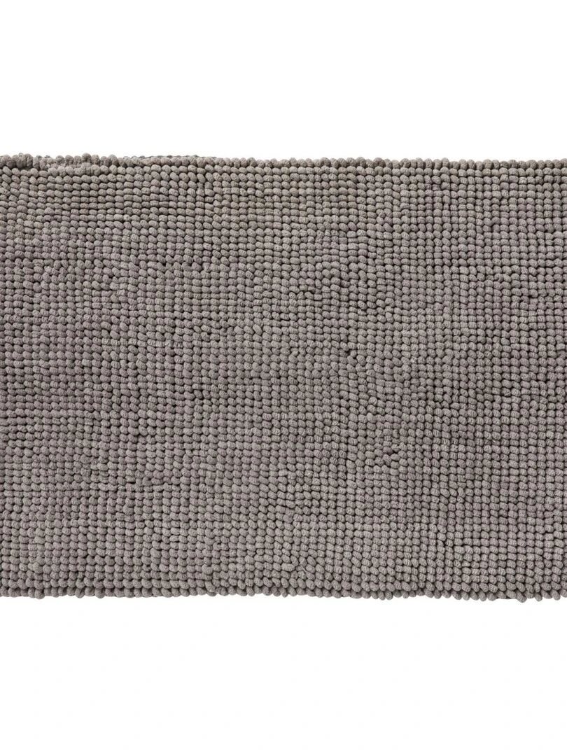Tapis De Bain Uni Polycoton 50x80cm Bali Marron