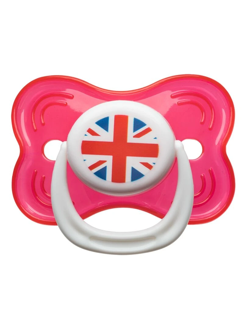 Sucette Foot Angleterre 3ème âge Rouge