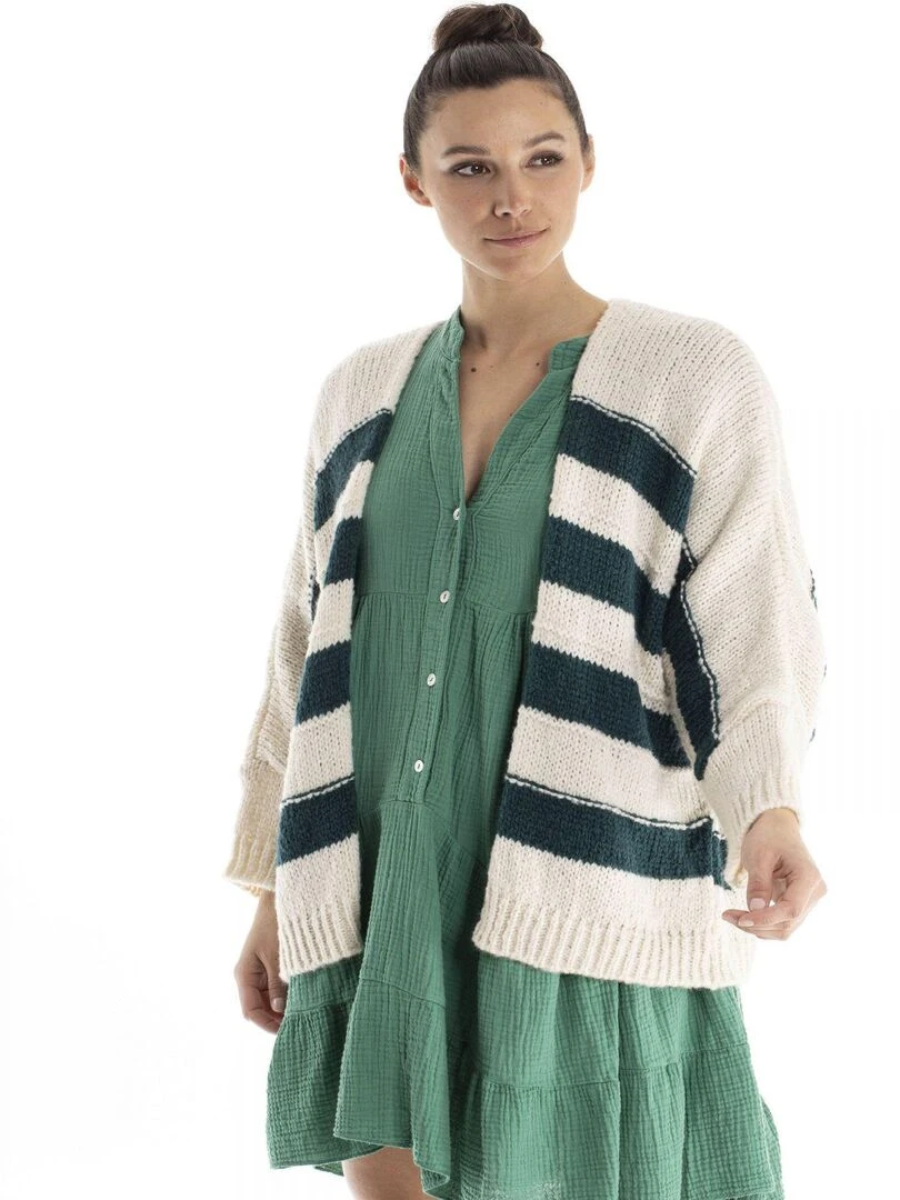 Gilet  PARK   Gérard Pasquier   Vert bouteille