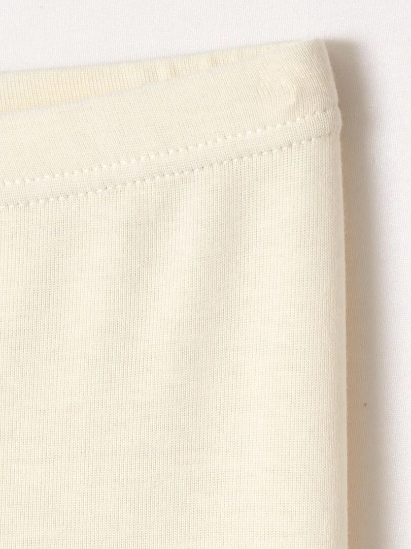 Caleçon fine côte mixte Thermolactyl Sensitive Damart Blanc