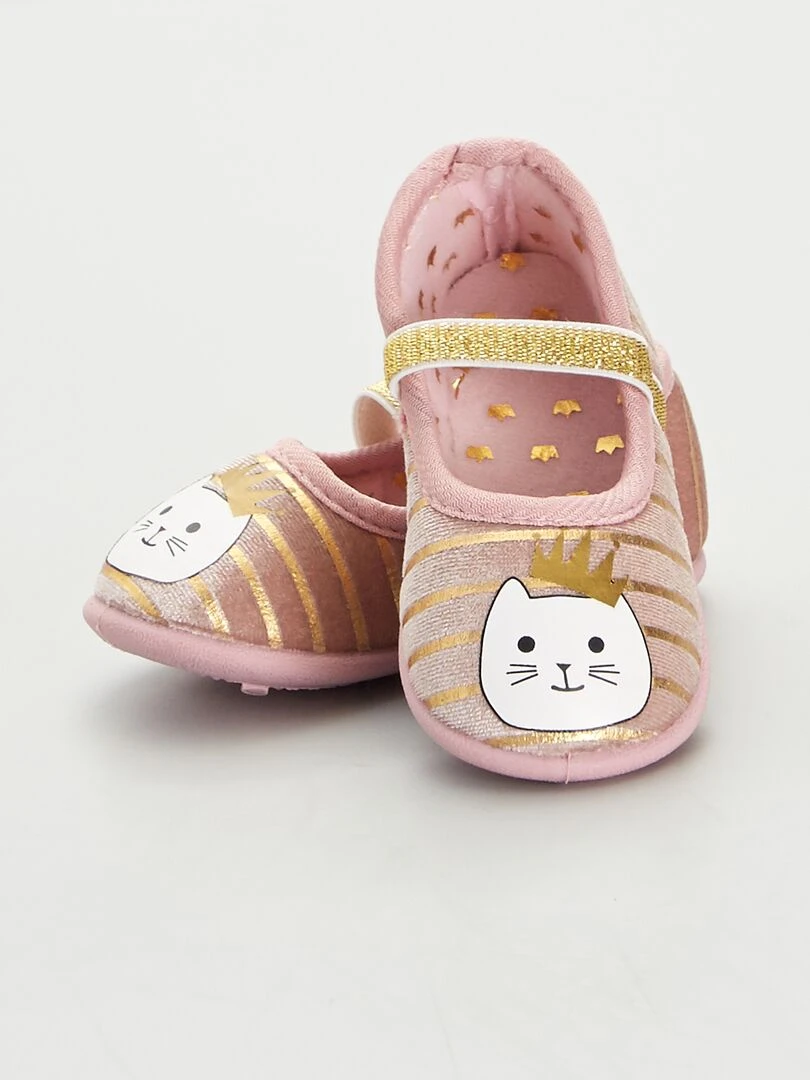 Chaussons ballerines   Rose