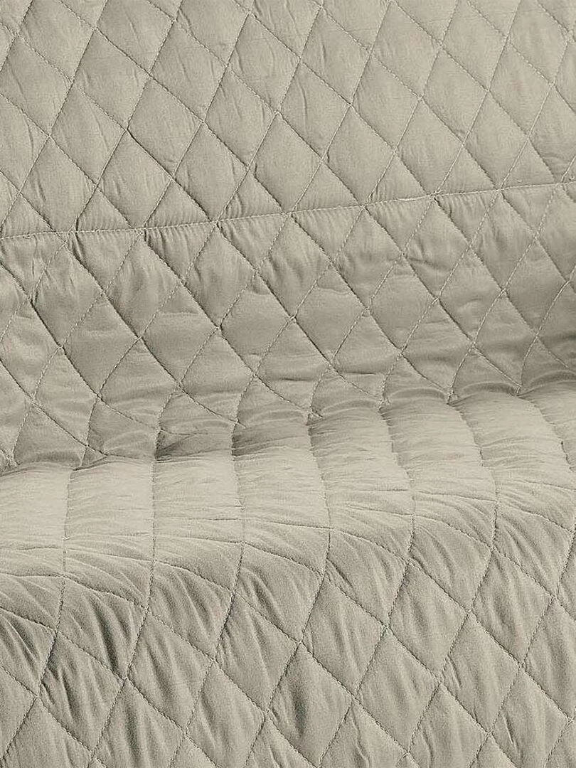 Protège canapé 2 places 175x210 cm argile   Beige