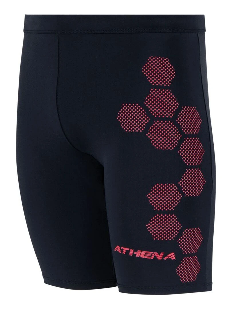 Jammer de bain homme Sport serigraphie   Noir