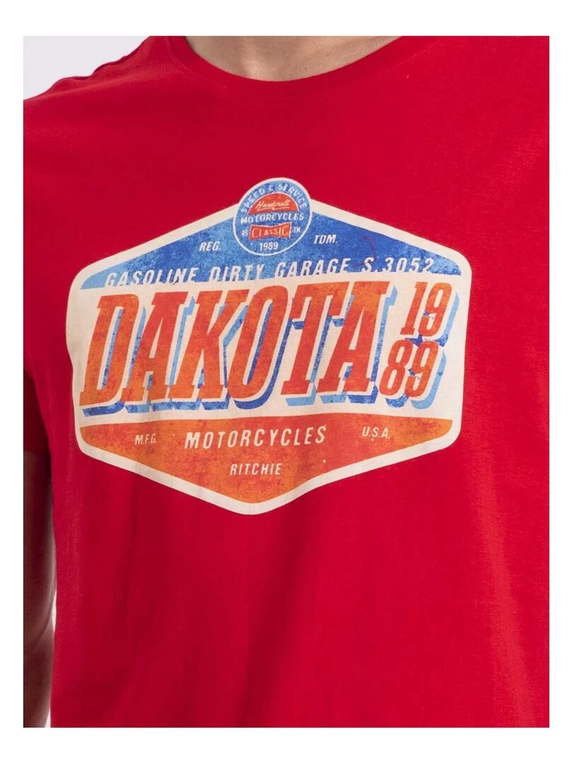 T shirt col rond NIKOFUGA   Rouge