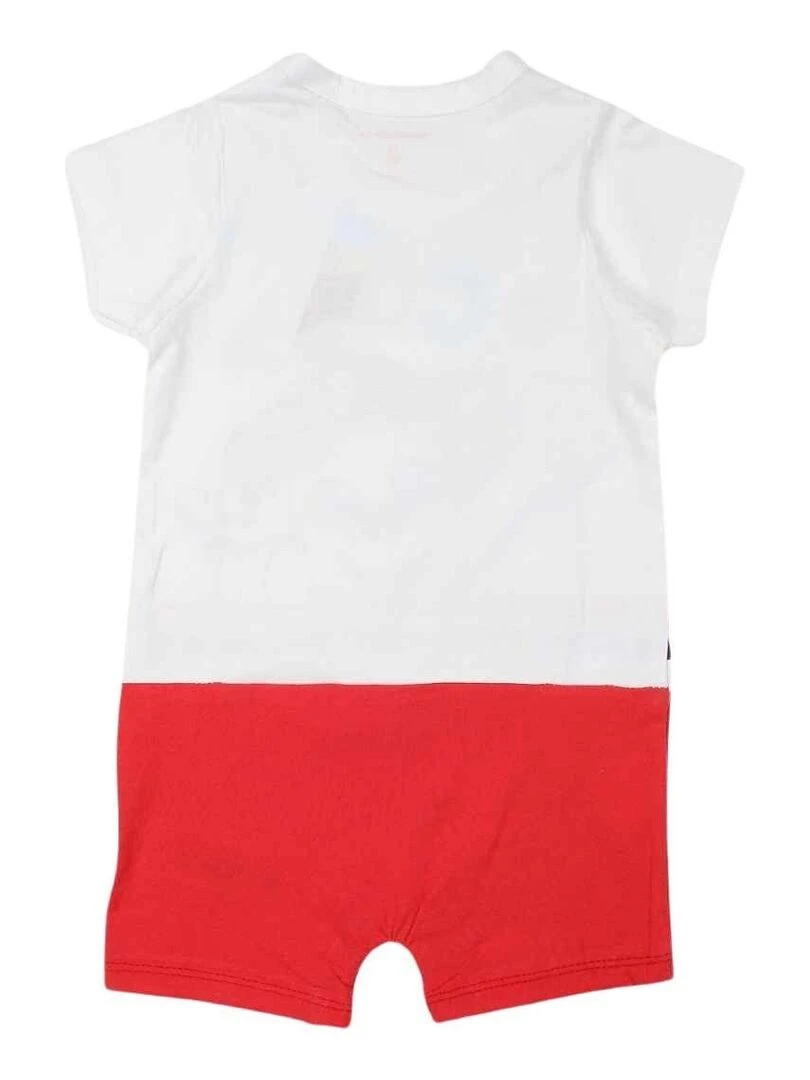 La Pat' Patrouille Combishort bébé garçon imprimé La Pat' Patrouille en coton Rouge