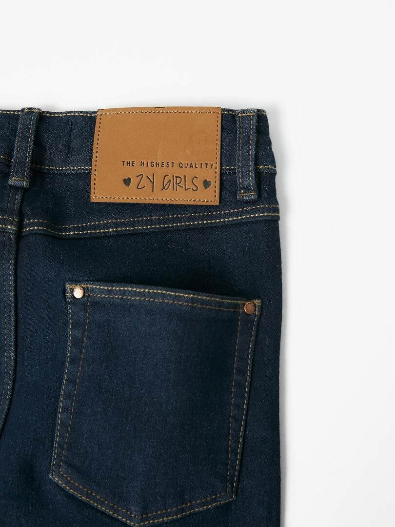 Jean Skinny Fille  LE CHALET   Bleu foncé