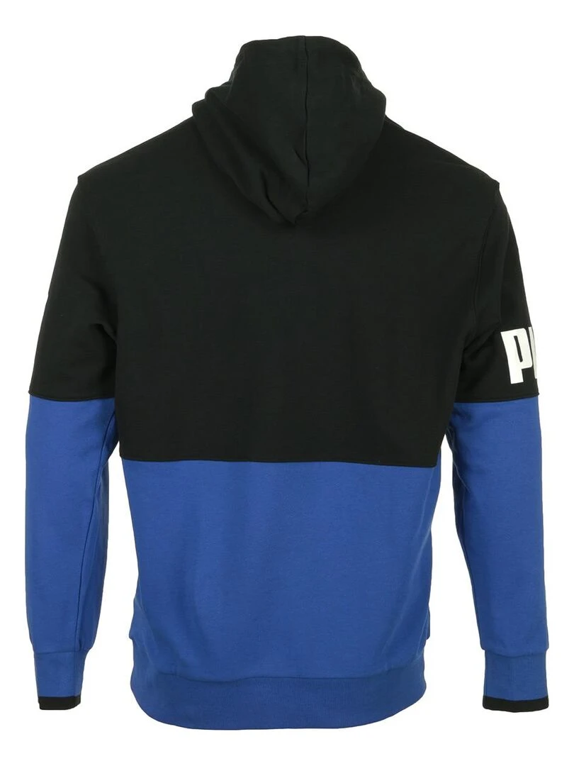 Sweat PUMA Power Colorblock Hoodie Noir