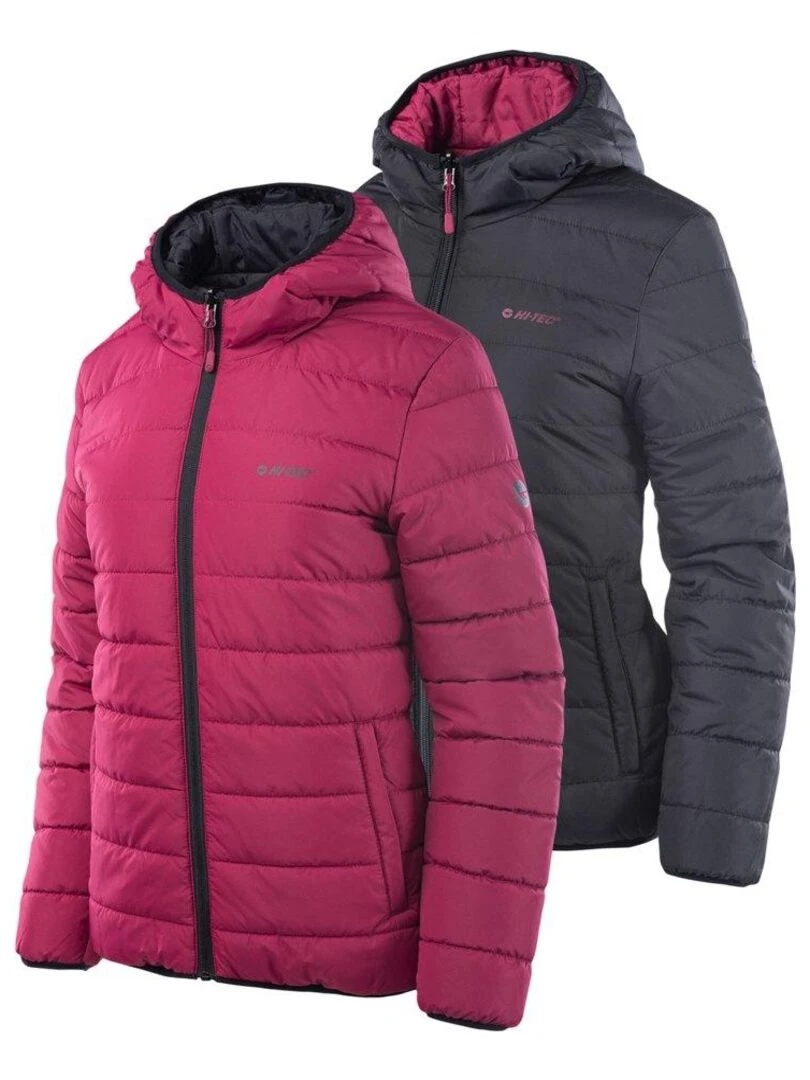 Hi Tec   Veste matelassée HAIMO   Rouge foncé