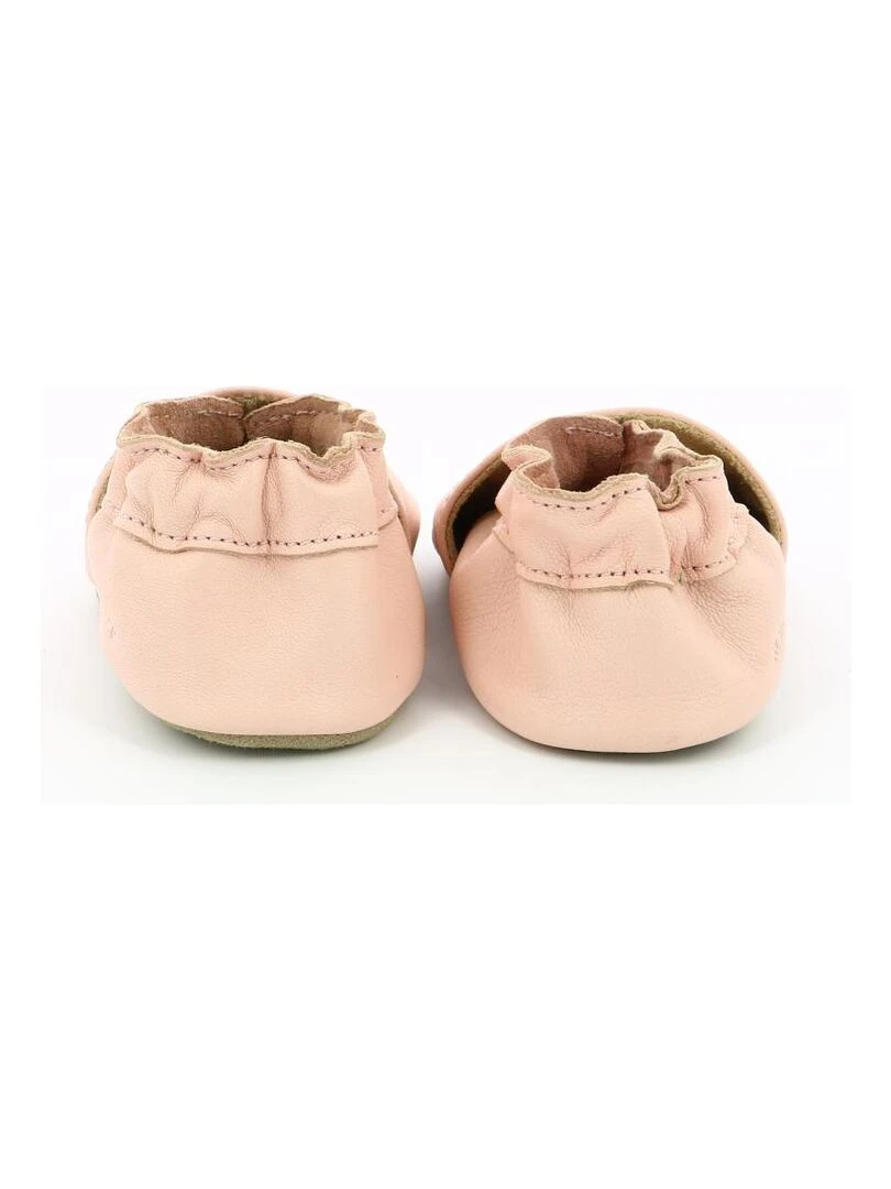 Chaussons Cuir Myfirst   Rose