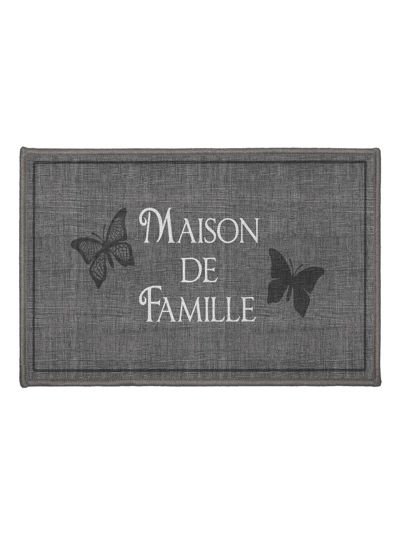 Tapis multi usage Collection Famille Gris
