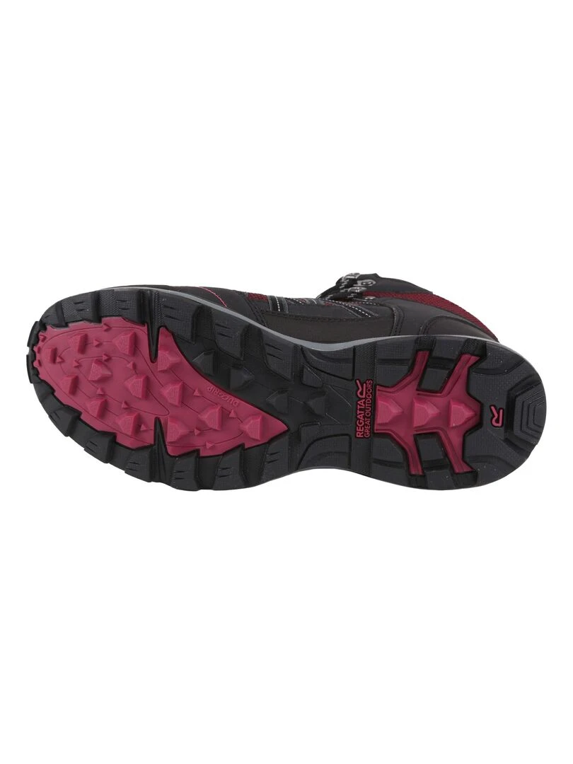 Regatta   Chaussures montantes de randonnée SAMARIS   Rouge foncé