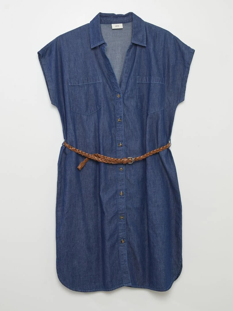 Robe chemise 'JDY' Bleu