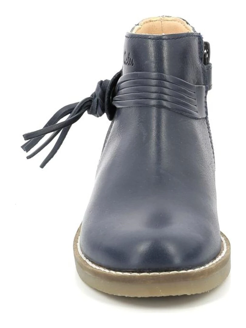 Boots Cuir Wizia   Bleu marine