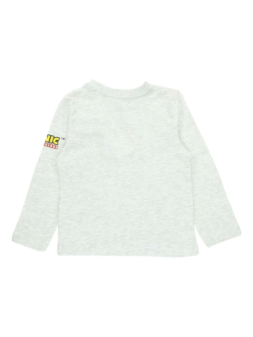 Sonic   Pyjama garçon imprimé Sonic en coton   Gris