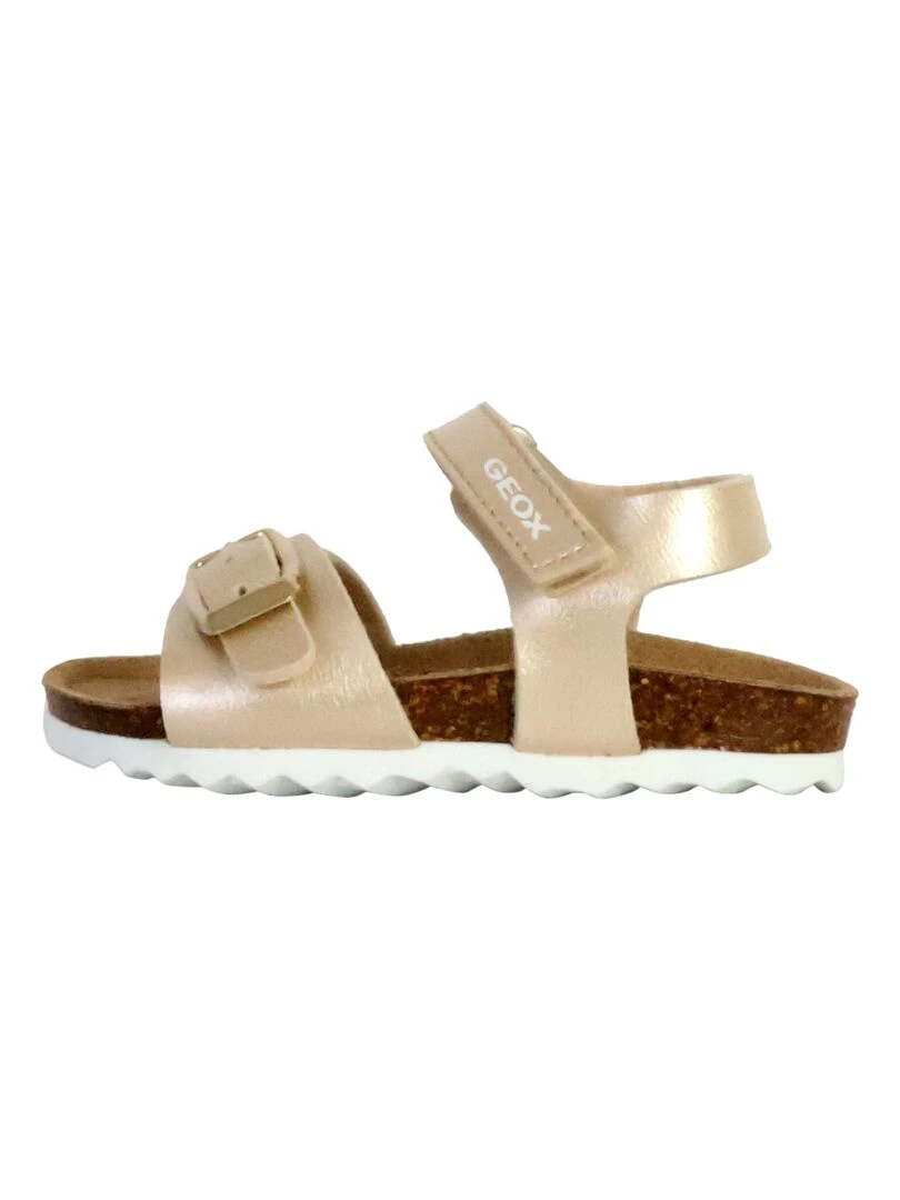 Sandale Cuir Enfant Geox Chalki B922RA 000NF Gris