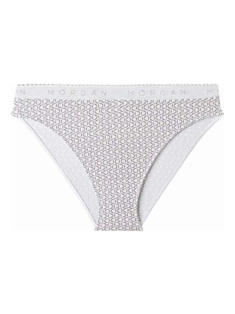 Slip GABY Morgan Blanc Noir