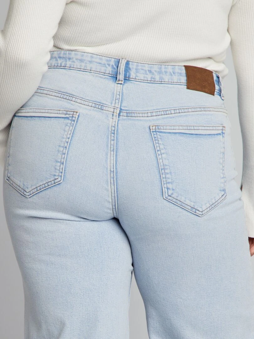 Jean wide leg / large   Bleu