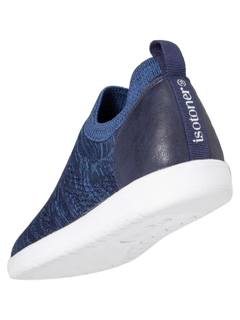 Baskets Confort Femme Slip on Marine   Bleu marine
