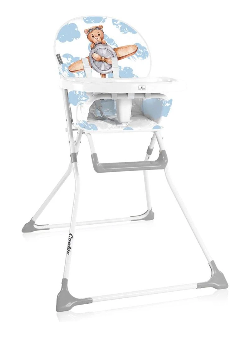 Chaise Haute pour bébé COOKIE Lorelli bleu Bleu