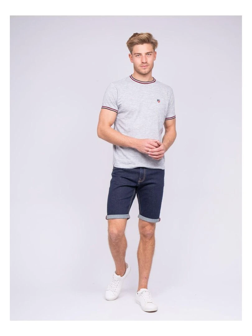 T shirt col rond pur coton NOPLATO   Blanc