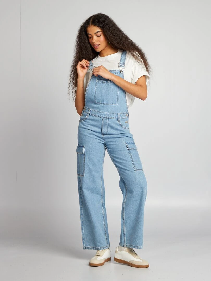Salopette en jean Bleu
