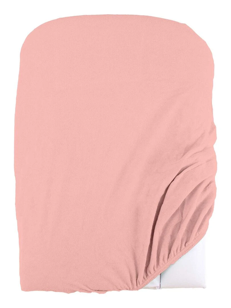Housse de matelas à langer pêche (50 x 75 cm) Orange corail