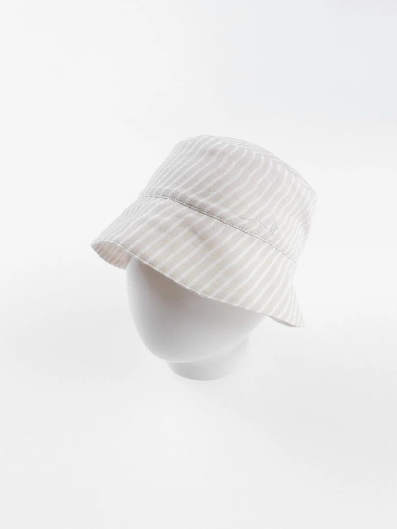Chapeau rayé bob Noukie's Beige
