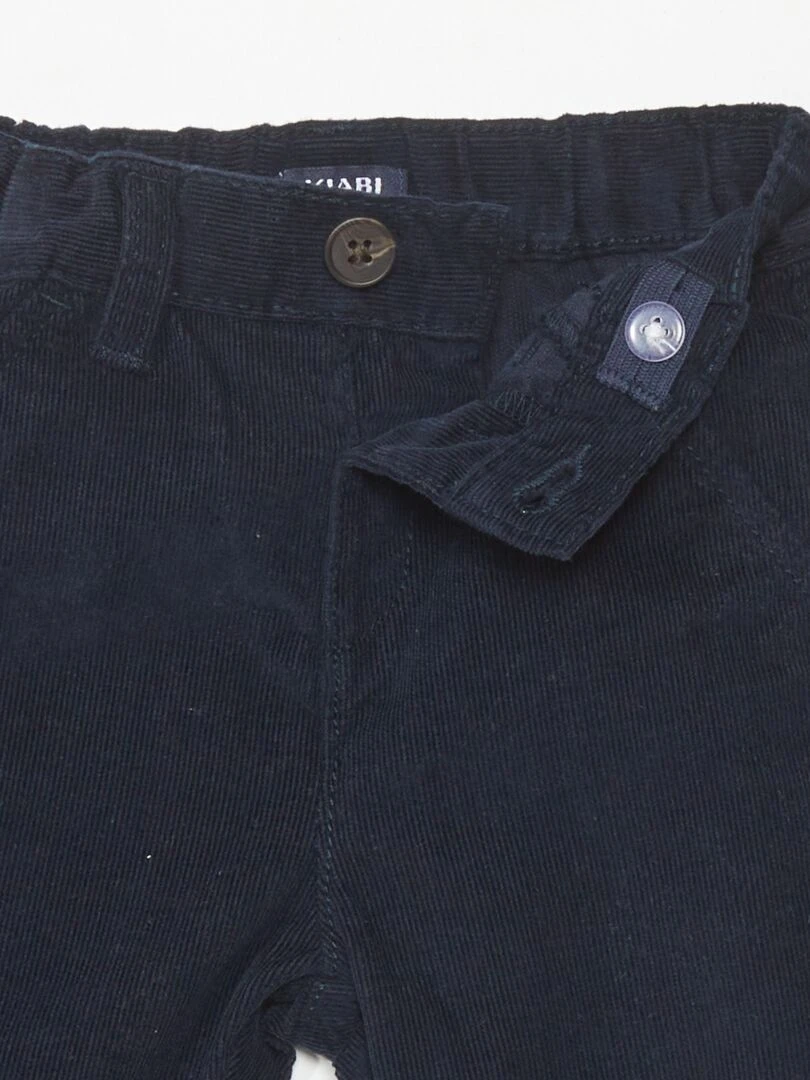 Ensemble pantalon + chemise   Blanc/marine