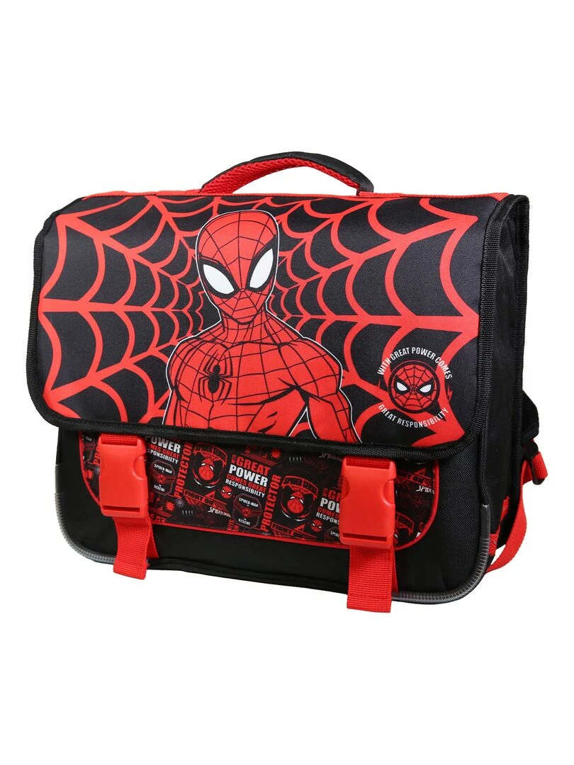 BAGTROTTER Cartable 38 cm Spider Man Noir Noir