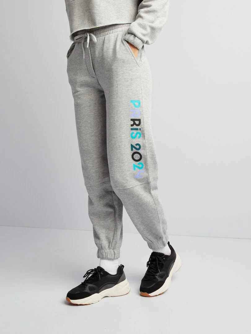 Pantalon jogging Paris 2024 Gris
