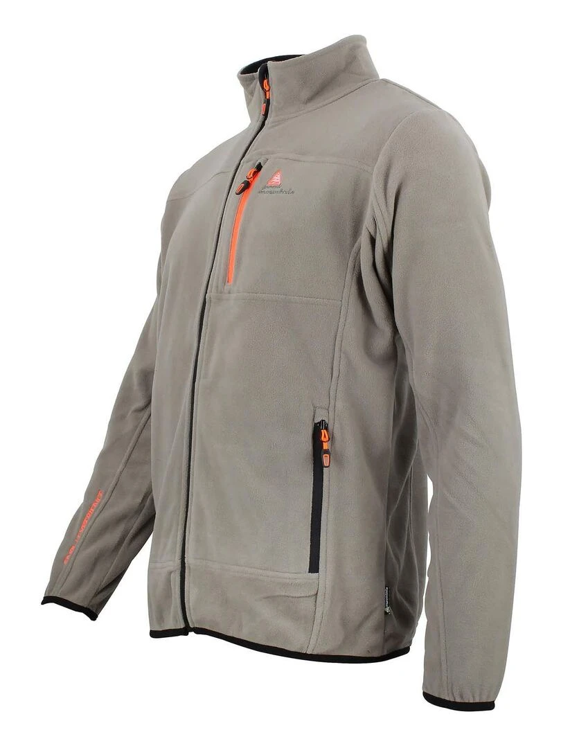 Blouson polaire homme CALON   PEAK MOUNTAIN   Gris taupe