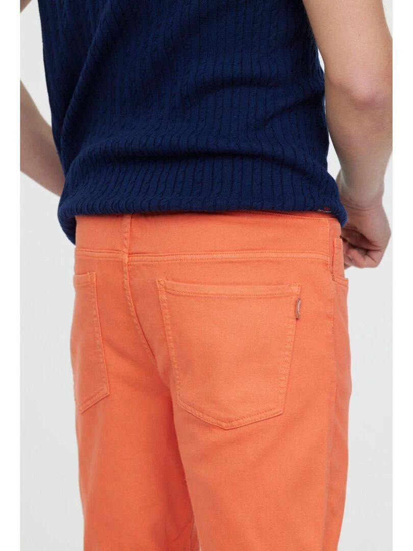 Lee Cooper   Short coton straight NAZRI   Orange