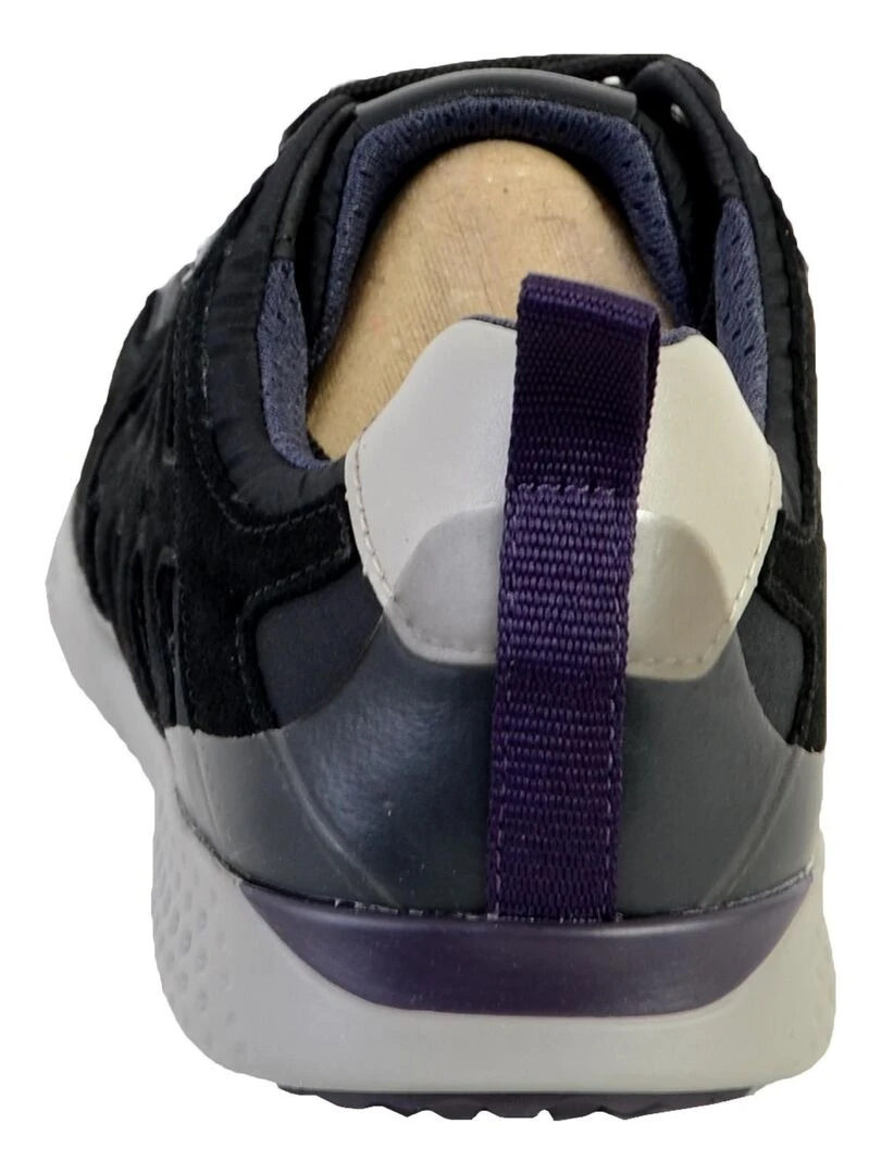 Basket Geox U Snake.2 A   Suede+Nylon   Noir