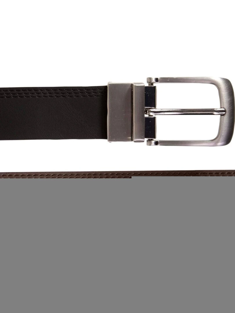 Ceinture Homme reversible Noir / Marron Noir Marron Noir
