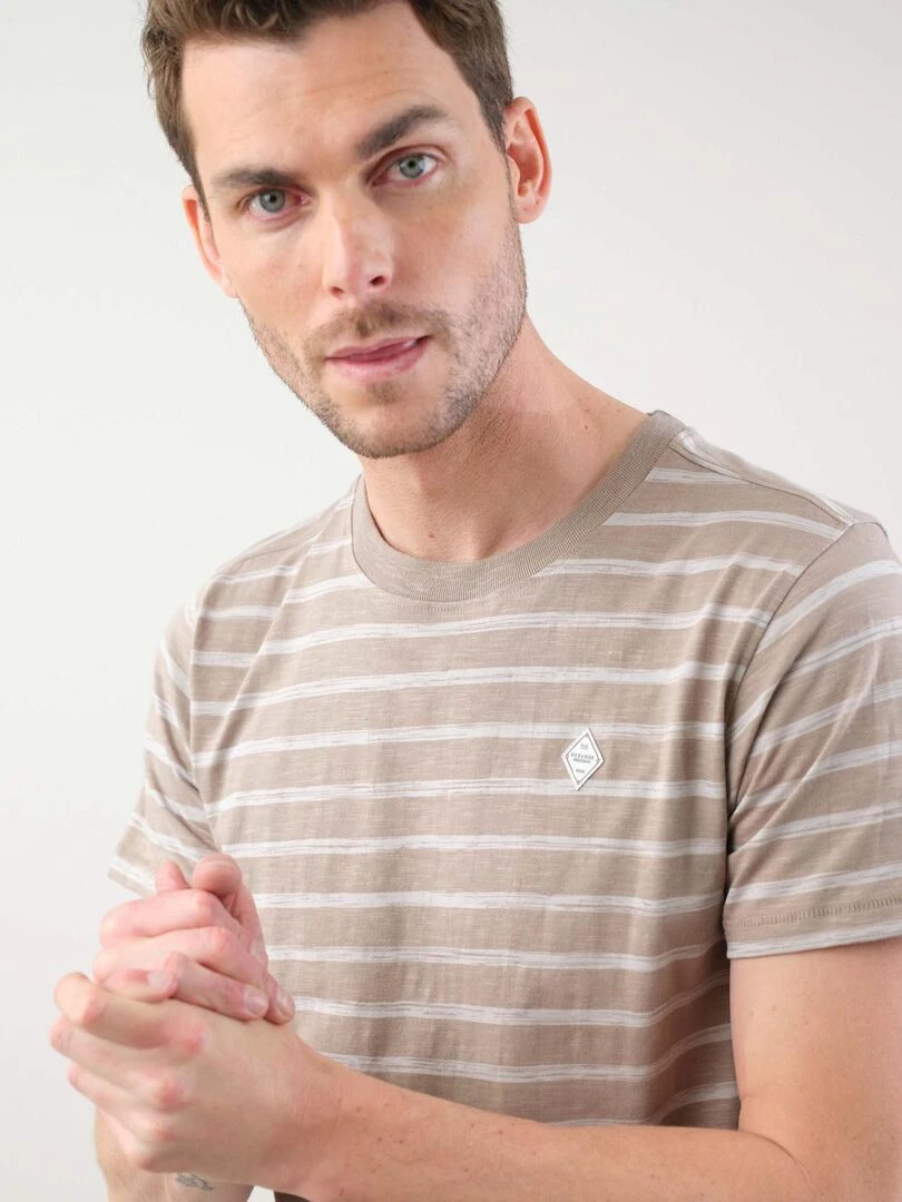 T shirt DALSO   Gris taupe